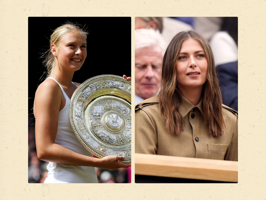 Η Maria Sharapova στο γήπεδο του Wimbledon 20 χρόνια ακριβώς μετά την ιστορική της νίκη
