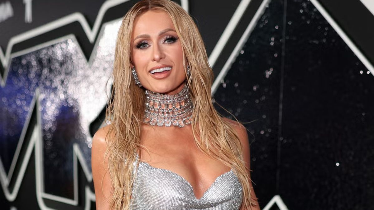 Η Paris Hilton με αστραφτερή δημιουργία Celia Kritharioti Couture στα MTV VMAs 2024 1